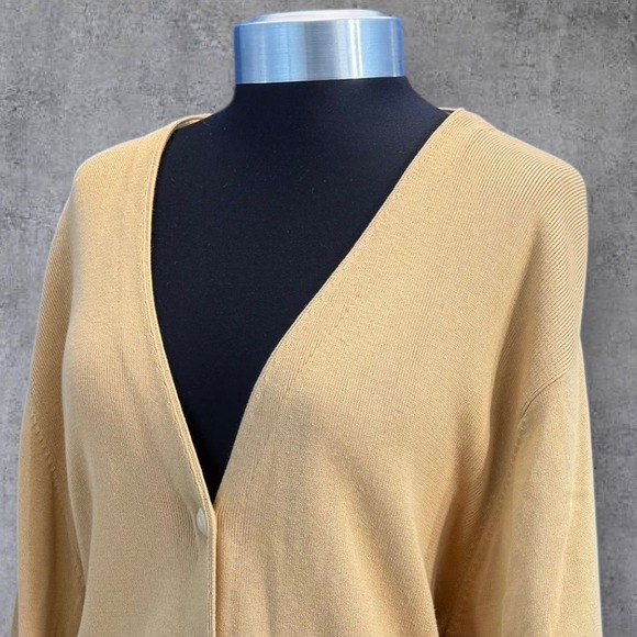 Bob Mackie Wearable Art Beige Dreamcatcher Embroidered Cardigan‎ Sweater Size 3X - Picture 4 of 10